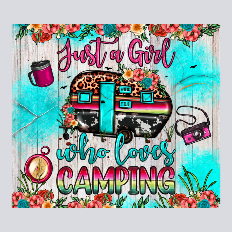 Just A Girl Who Loves Camping Zipper Hoodie by JahusDesignShop | Teevron