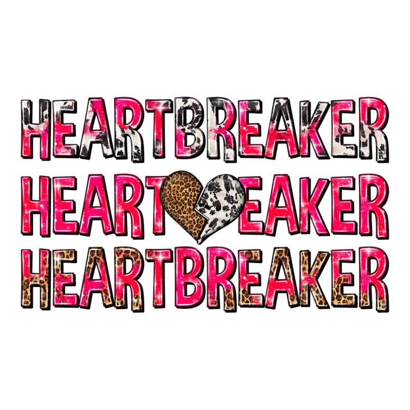 Heartbreaker With Leopard And Cowhide Heavyweight Hoodie by NancyCooperArtShop | Teevron