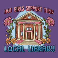 Hot Girls Support Their Local Library Vintage Hoodie | Teevron