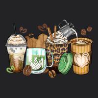 Latte Coffee Cups Vintage Tee | Teevron
