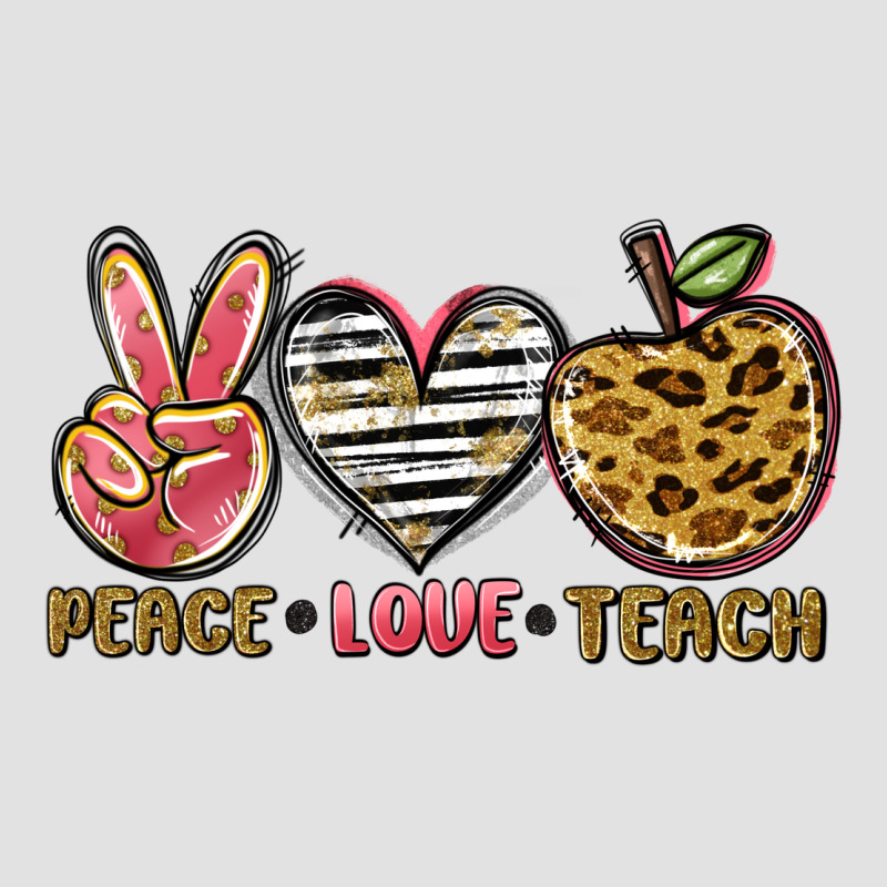 Peace Love Teach Premium Hoodie by NancyCooperArtShop | Teevron