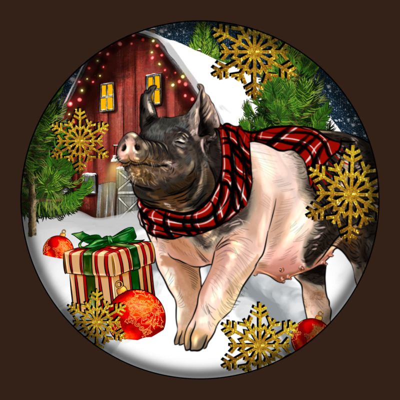 Hampshire Sow Pig Christmas Heavy Core Tee by LillyAllenDesigns | Teevron