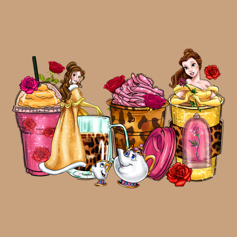 Princess Cartoon Coffee Cups Vintage Tee by Zillion Design Studio | Teevron