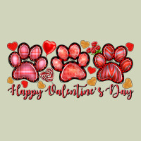 Happy Valentines Day Paws Heavyweight Hoodie | Teevron