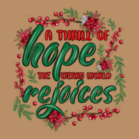 A Thrill Of Hope The Weary World Rejoices Vintage Hoodie | Teevron