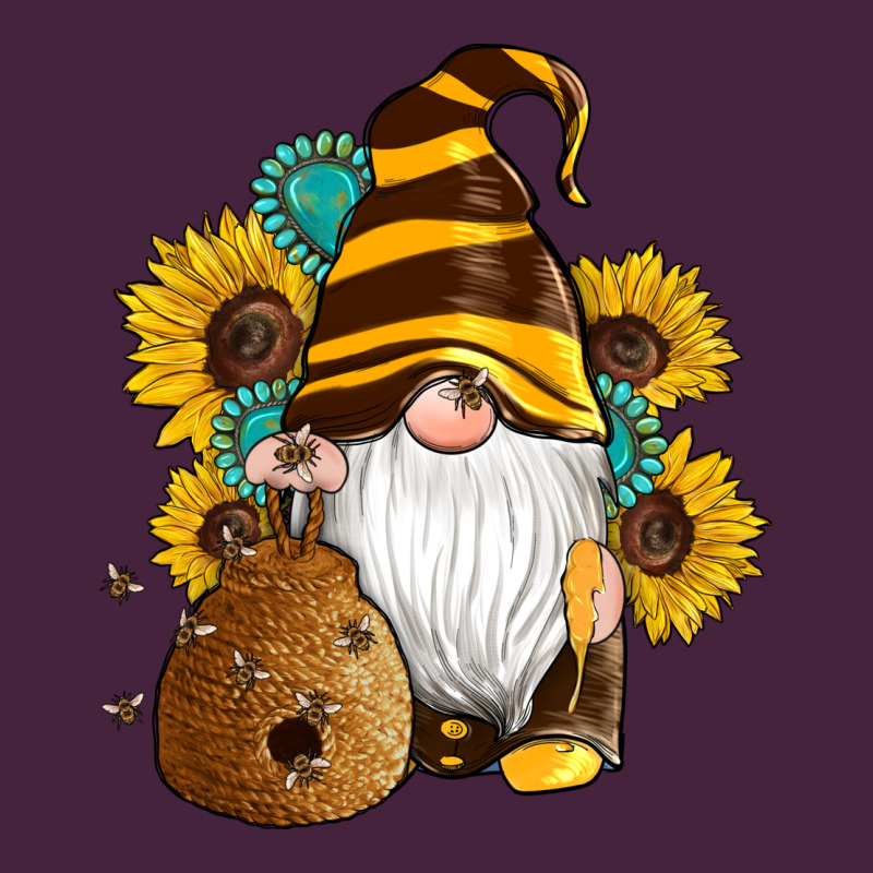 Western Bee Gnomes Beehive Honey Sunflowers Gemstone Premium Tee by Artiststas | Teevron