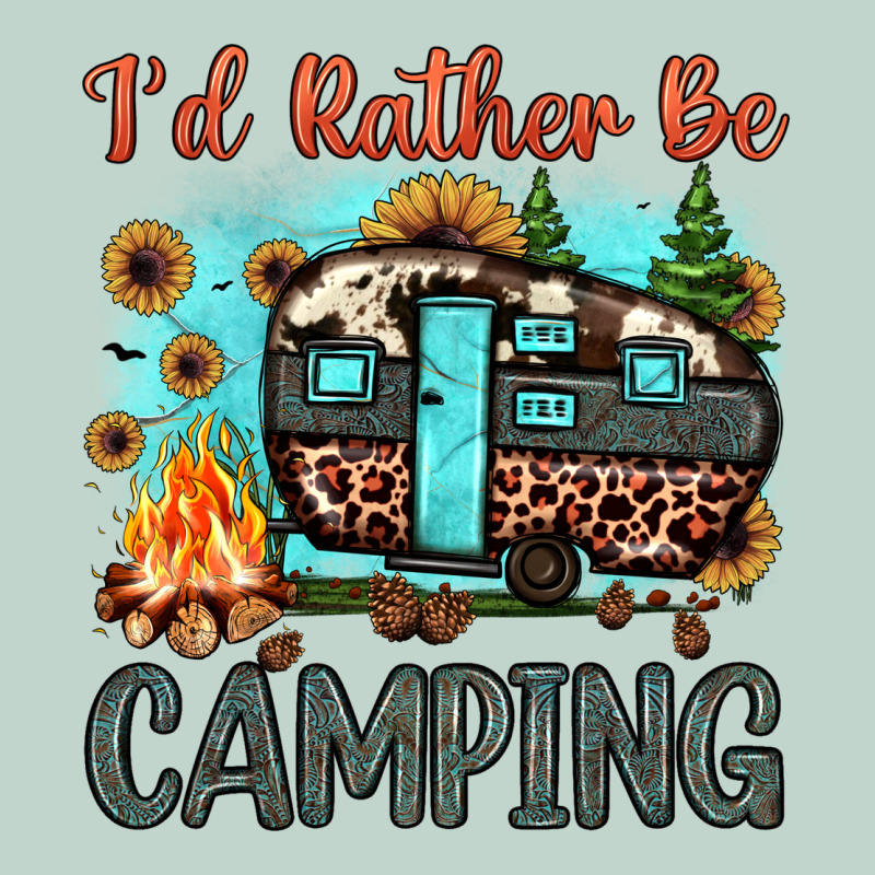 I'd Rather Be Camping Zipper Hoodie by JahusDesignShop | Teevron