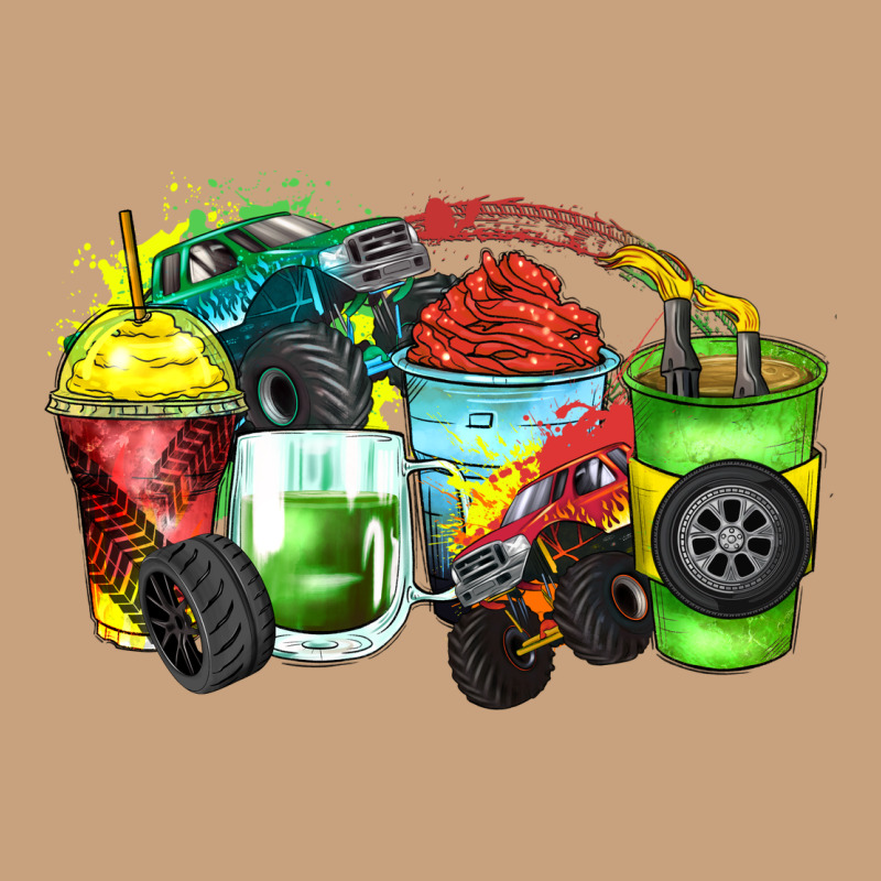 Monster Truck Coffee Cups Vintage Tee by Zillion Design Studio | Teevron