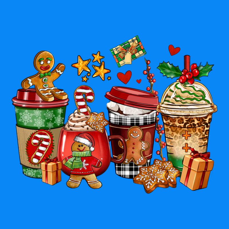 Christmas Cookie Coffee Cups Zipper Hoodie by AdoDesignShop | Teevron