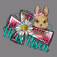 He Is Risen Cross Rabbit Heavyweight Hoodie | Teevron