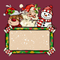 Santa Reindeer Snowman Preview And Costom Name Premium Hoodie | Teevron