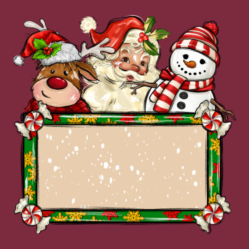 Santa Reindeer Snowman Preview And Costom Name Premium Hoodie by MaliasSmallBusiness | Teevron