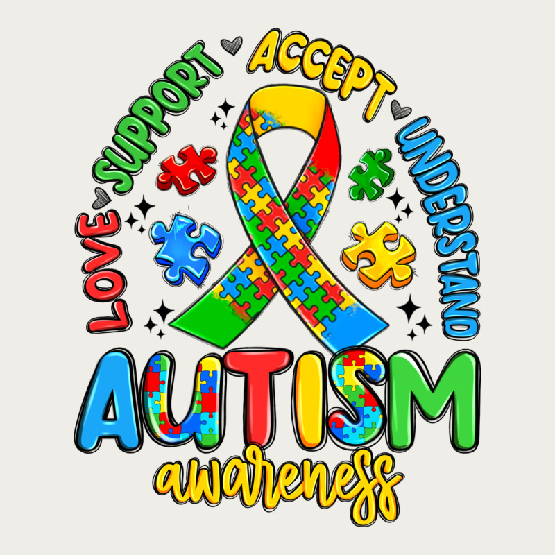 Love Support Accept Understand Autism Awareness Zipper Hoodie by Artiststas | Teevron