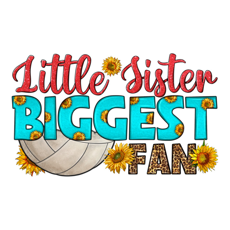 Little Sister Biggest Fan Long Sleeve Tee by HRA Design Shop | Teevron