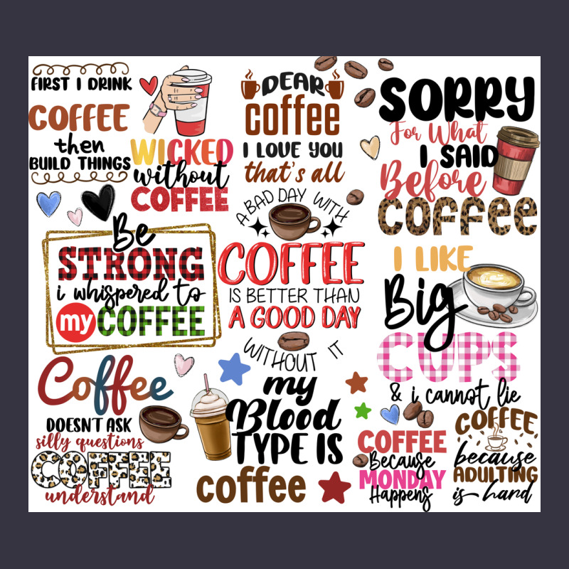 Funny Coffee Quotes Vintage Hoodie by MaliasSmallBusiness | Teevron