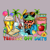 Teacher Off Duty Coffee Cups Vintage Tee | Teevron