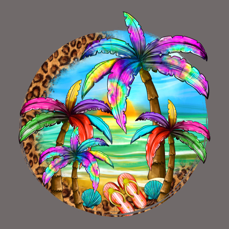 Summer Colorful Palms Urban Heavy Tee by texasbilliewilder | Teevron