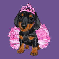 Balerina Dachshund With Tutu Vintage Tee | Teevron