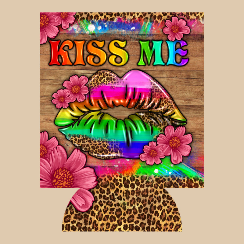 Lgbtq Kiss Me  Can Cooler Classic Tee by HRA Design Shop | Teevron