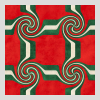 Retro Christmas Seamless Pattern Zipper Hoodie | Teevron