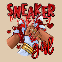 Red Sneaker Girl Afro Woman Heavyweight Sweatshirt | Teevron