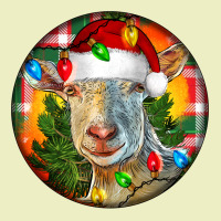 Saanen Goat Christmas Urban Hoodie | Teevron