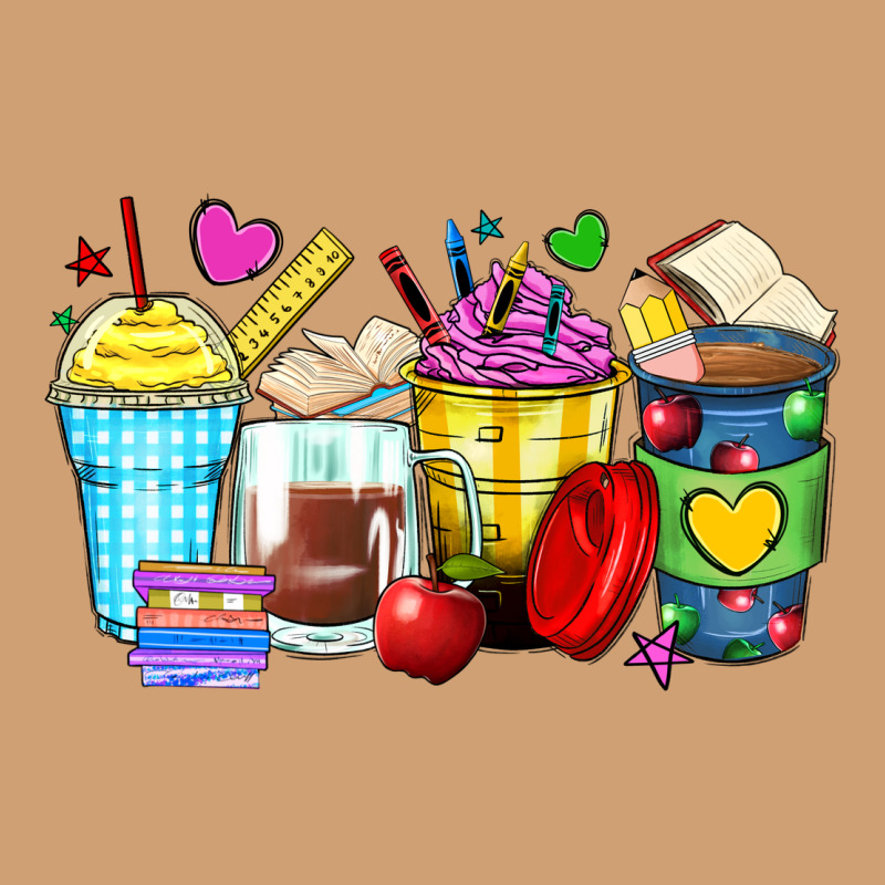 School Coffee Cups Vintage Tee by Zillion Design Studio | Teevron