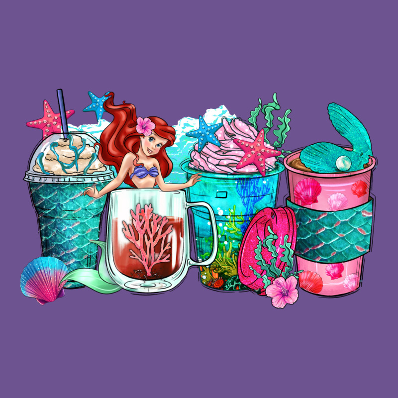 Mermaid Coffee Cups Vintage Tee by Zillion Design Studio | Teevron
