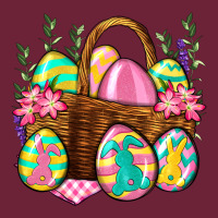 Easter Eggs With Basket Easter Day Long Sleeve Tee | Teevron