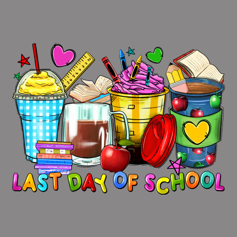 Last Day Of School Coffee Cups Vintage Tee by Zillion Design Studio | Teevron