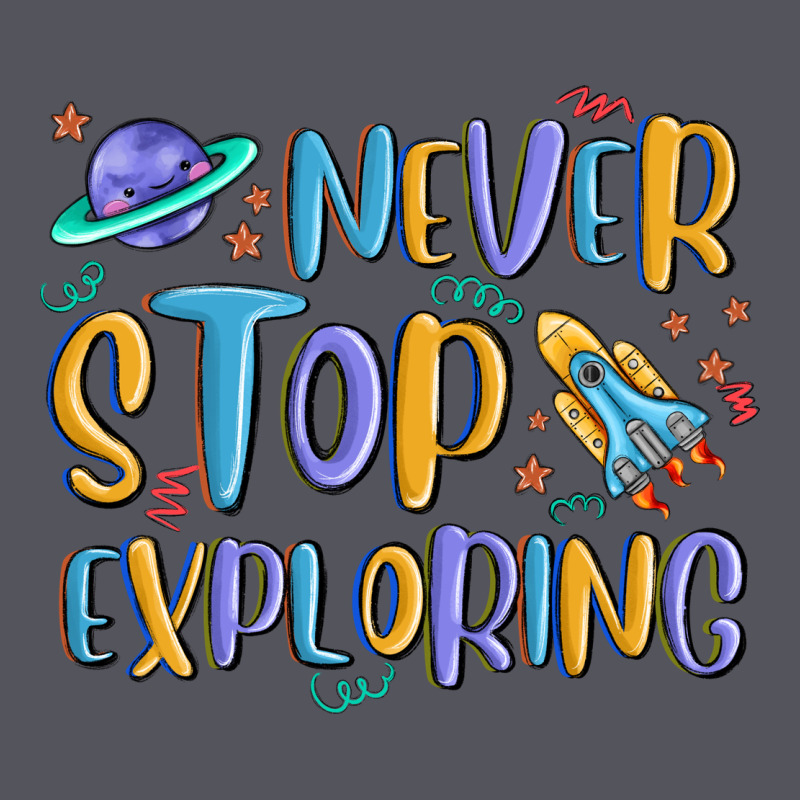 Never Stop Exploring Vintage Hoodie by MaliasSmallBusiness | Teevron
