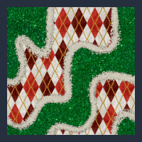 Christmas Diamond Plaid And Green Glitter Seamless Pattern Zipper Hoodie | Teevron