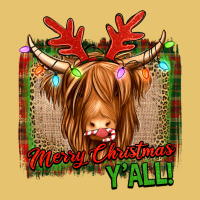 Merry Christmas Y'all Highland Cow Premium Sweatshirt | Teevron