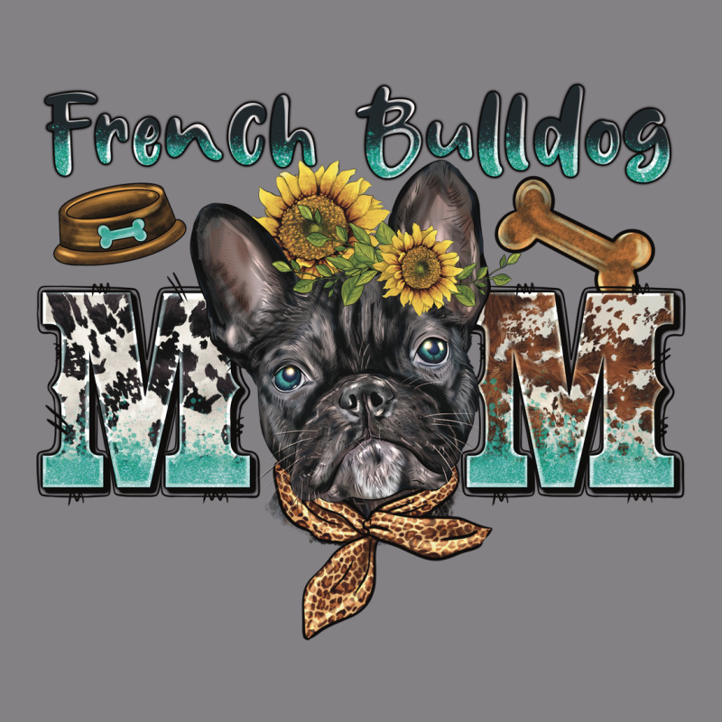 French Bulldog Mom Heavyweight Hoodie by BarkalooDesign | Teevron