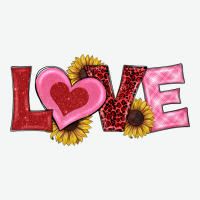 Valentine's Day Love Sunflowers Urban Heavy Tee | Teevron
