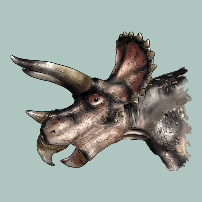 Triceratops Horridus Face Premium Sweatshirt by LillyAllenDesigns | Teevron