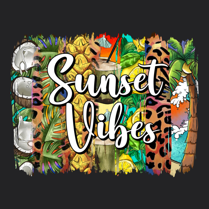 Sunset Vibes Brush Stroke Vintage Tee by BarkalooDesign | Teevron