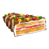 chocolate christmas cake fa element | Teevron