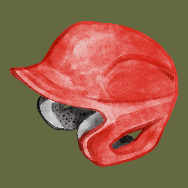 Red Baseball Helmet Fa Element Long Sleeve Tee by FaDigitalArtStudio | Teevron