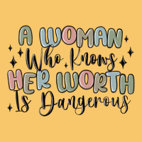 A Woman Who Knows Her Worth Is Dangerous Vintage Hoodie | Teevron