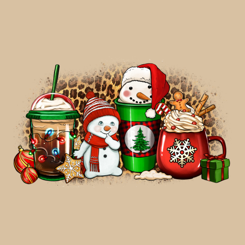 Christmas Snow Coffee Cups Heavyweight Hoodie by Jasminsmagicworld | Teevron
