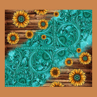 Tooled Leather And Sunflowers Heavyweight Hoodie | Teevron