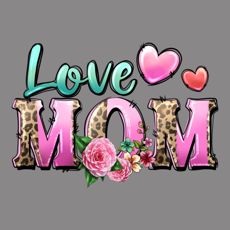 Love Mom Vintage Tee by Zillion Design Studio | Teevron