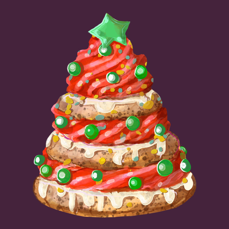 Red Christmas Cookie Cake Fa Element Long Sleeve Tee by FaDigitalArtStudio | Teevron