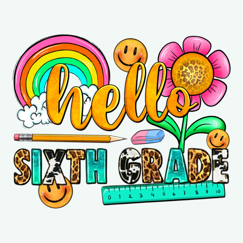Hello Sixth Grade Premium Hoodie by NancyCooperArtShop | Teevron