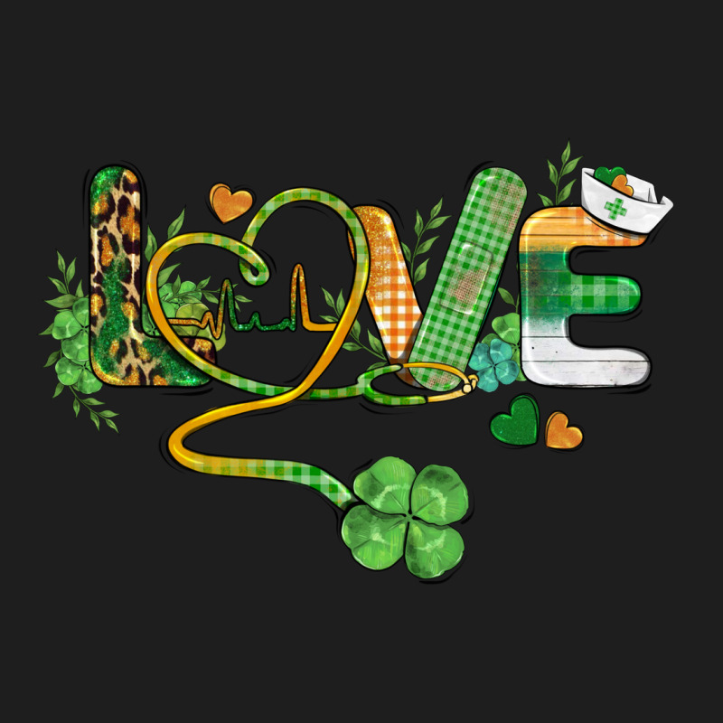 St. Patricks Day Nurse Love Medical Love Heavyweight Hoodie by BarkalooDesign | Teevron