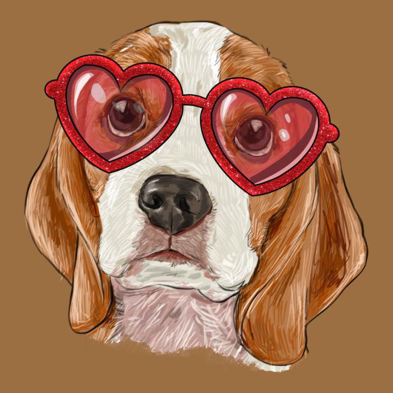 Beagle With Love Glasses Vintage Tee by RanaPortraitStore | Teevron