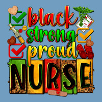 Black Strong Proud Nurse Urban Heavy Tee | Teevron