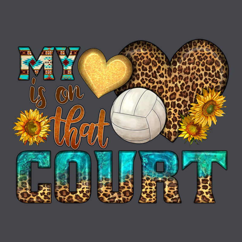 My Heart Is On That Court Long Sleeve Tee by HRA Design Shop | Teevron