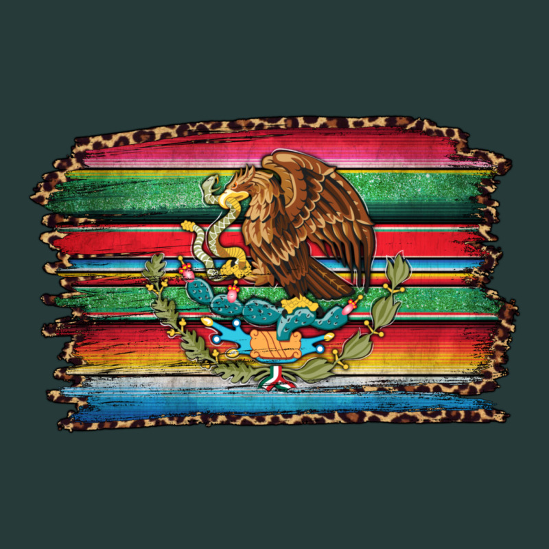 Serape Leopard Mexican Flag Premium Sweatshirt by Jasminsmagicworld | Teevron